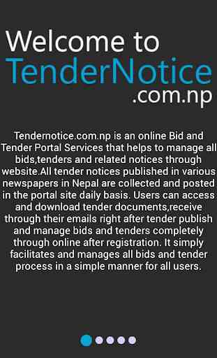 Tender Notice 4