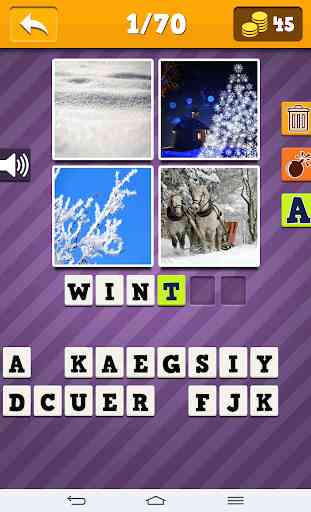 Quiz for 4 Pics 1 Word 1