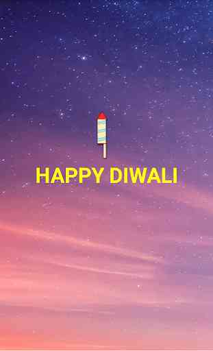 Happy Diwali Rocket 2