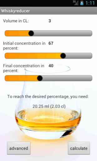 Whisky reducer 1