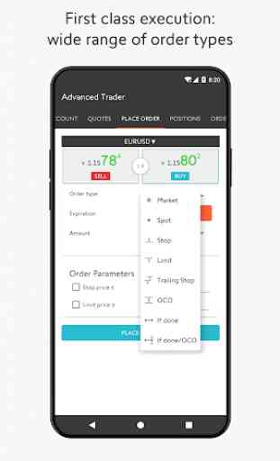 Advanced Trader Mobile: Trading Forex 4
