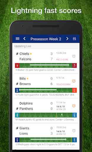 Football NFL Live Scores & Schedule: PRO Edition 1
