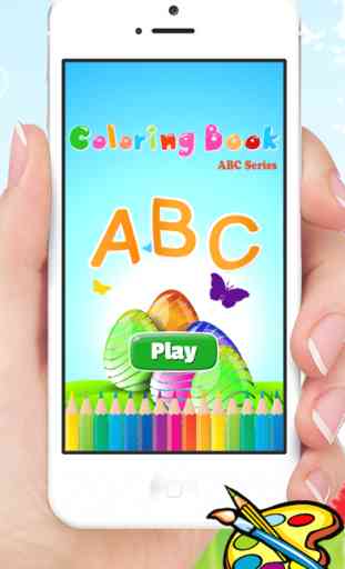 animais alfabeto livro de coloração e desenho A-Z para as crianças 1