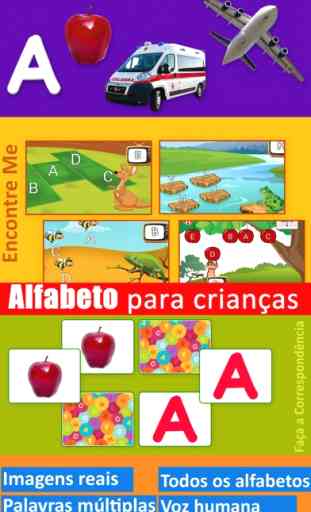 Alfabeto para crianças – Aprenda o alfabeto com imagens e som 1