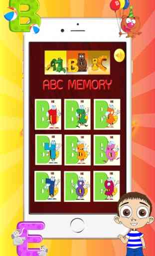 Jogo de Memória Alfabeto Para Crianças 1