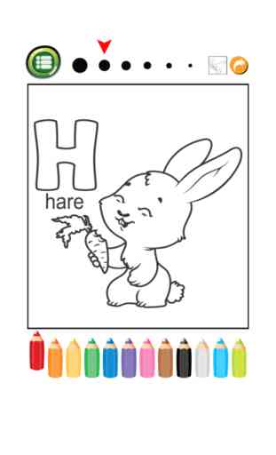 livro de colorir ABC Coloring 2
