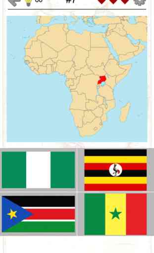 Países da África - As bandeiras, capitais e o mapa 1