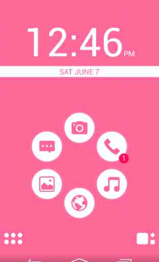 Basic Pink Theme for Smart Launcher 2