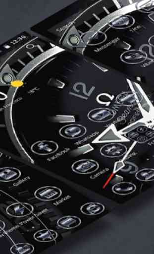 Luxo relógios tema para homens 2