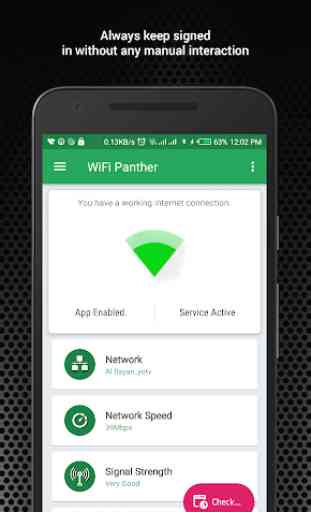 WiFi Panther - Real de Logon da Web Automático 4