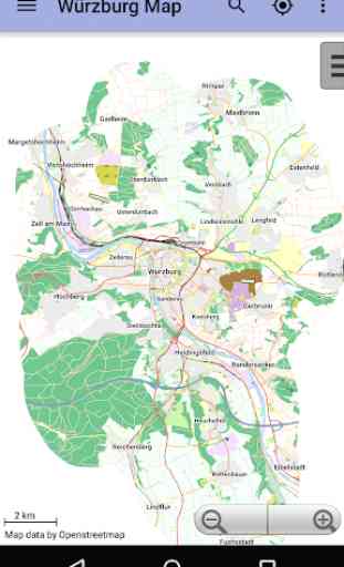 Würzburg Offline City Map 1