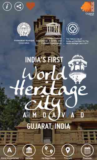 Ahmedabad World Heritage City Guide App 1