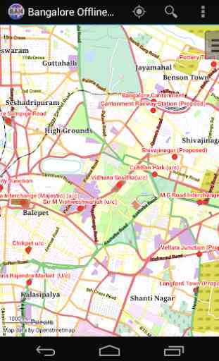 Bangalore Offline City Map 1