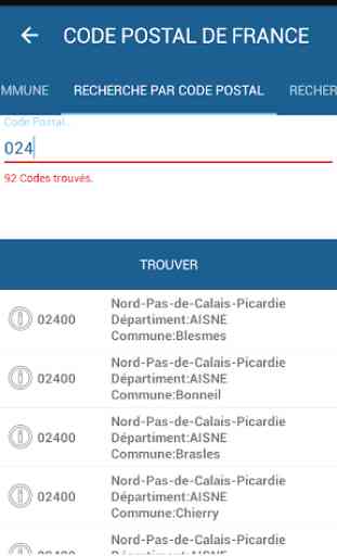 Code Postal France 3