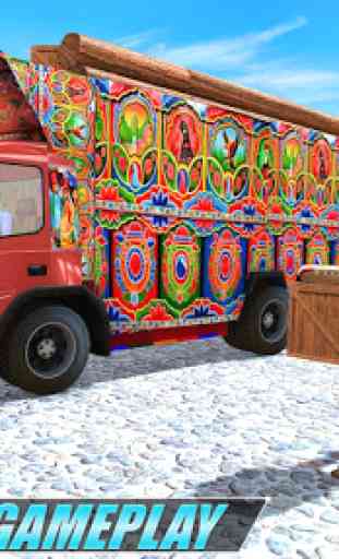 Motorista de caminhão de carga real indiano 3