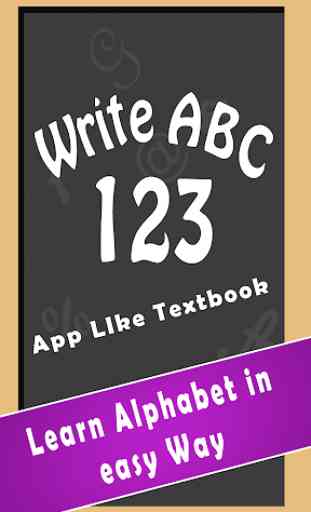 Escrever ABC 123 1
