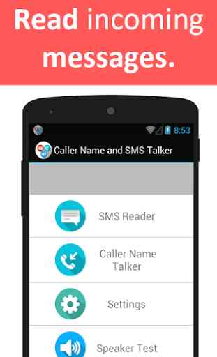Caller Nome e SMS Talker 2