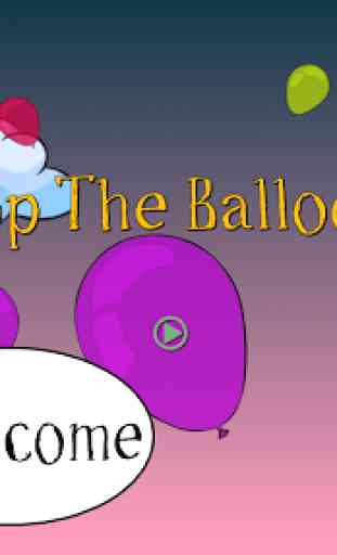 Estourar o balão Para crianças 1