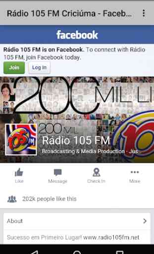 Rádio 105 FM Criciúma 3