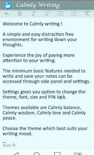 Calmly Writing: Notepad & Diary 3