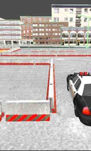 Police Car Estacionamento 3D 2
