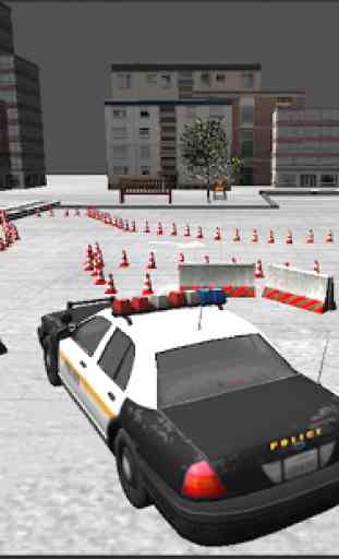 Police Car Estacionamento 3D 3
