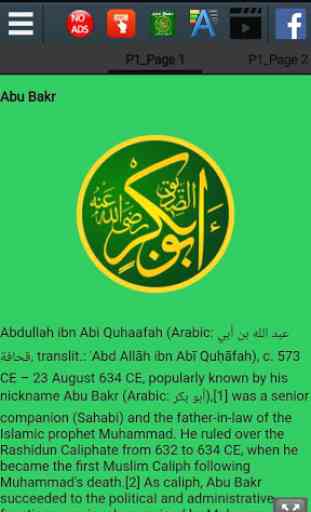 Biography of Abu Bakr r.a 2