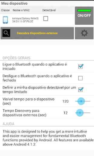 Ferramenta de gestão Bluetooth 3