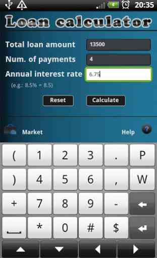 Loan calculator 2