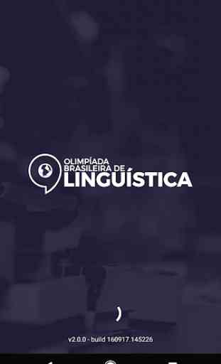 OBL - Olimpíada Brasileira de Linguística 1