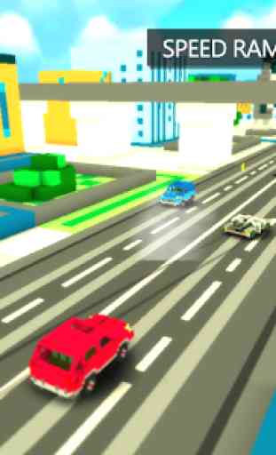 Blocky Highway Traffic Racer 4