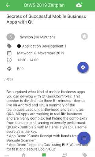 Qt World Summit 2019 Conference App 3