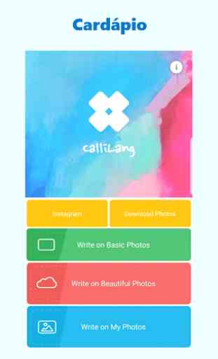 CalliLang - Escrever fácil e simples em fotos. 1