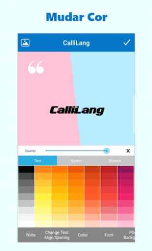 CalliLang - Escrever fácil e simples em fotos. 4