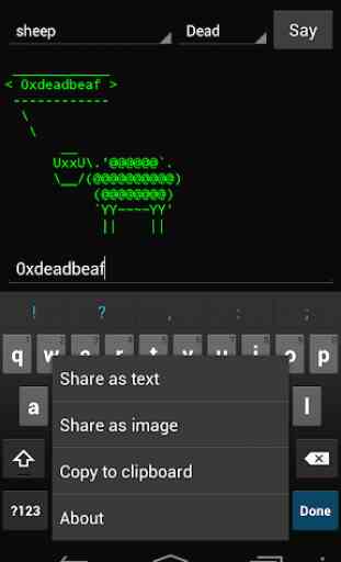 Cowsay for Android 3