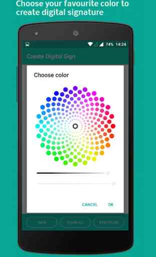 Digital Touch : Create colorful digital signature 3