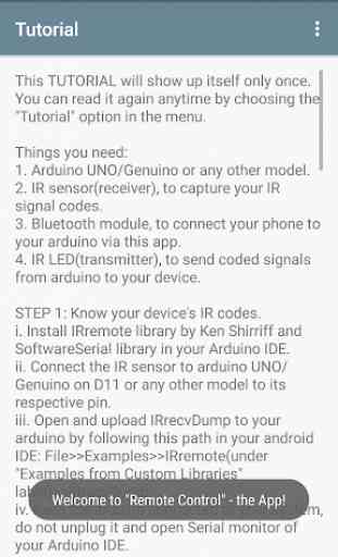Remote Control (needs Arduino & Bluetooth module) 1
