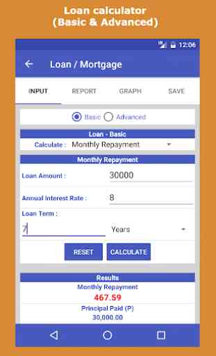 Loan & Interest Calculator Pro 2