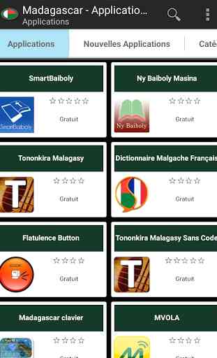 Apps malgaches - Madagascar 1