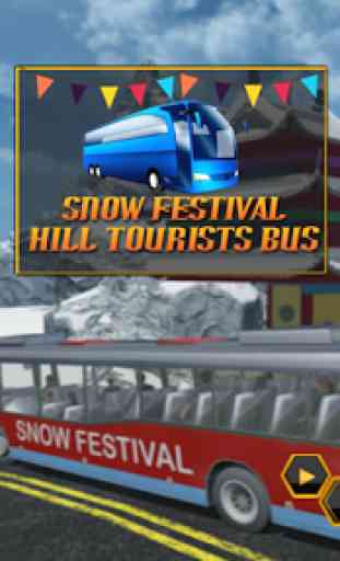 Festiwal wzgórz autobus śniegu 1