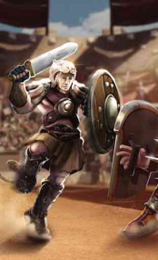 Gladiator Heroes Clash - Jogo de Luta e Estratégia 4
