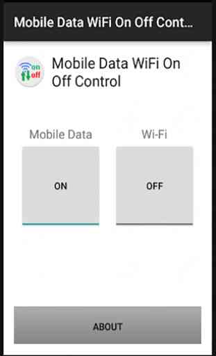 Mobile Data WiFi OnOff Control 1