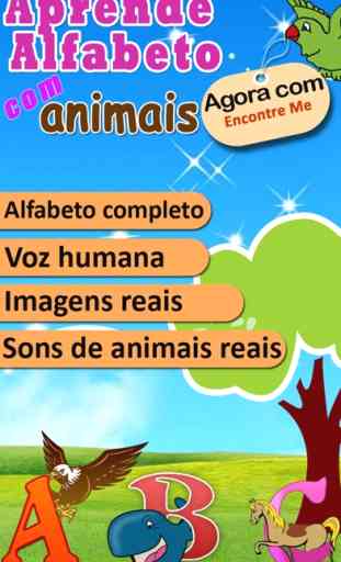 Aprende o Alfabeto com sons de animais e imagens para bebés e crianças 1