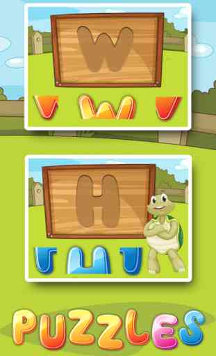 Tartaruga alfabeto para crianças - crianças aprendem as letras e o alfabeto 2