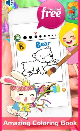 Animals ABC Coloring Book Free For Toddlers & Kids 2