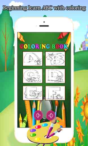 Desenhe ABC Coloring Book: Pintura jogo idade 1-10 3
