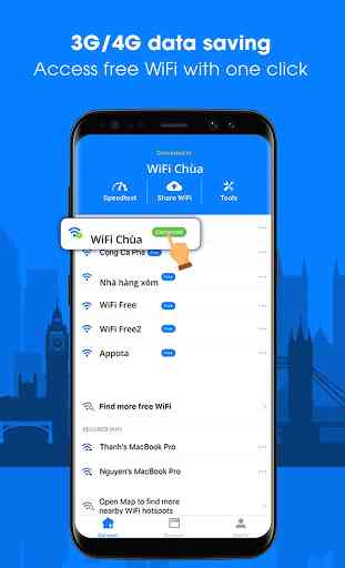 WiFi Chùa - Connect free hotspots 2