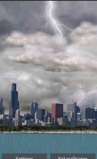 Tempestade Chicago - Fundo animado 2