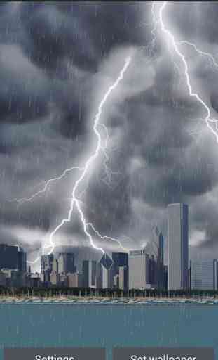 Tempestade Chicago - Fundo animado 3