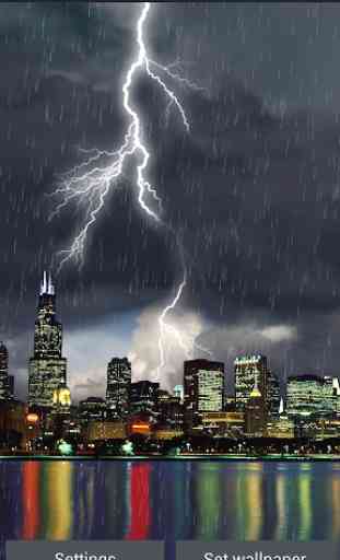 Tempestade Chicago - Fundo animado 4